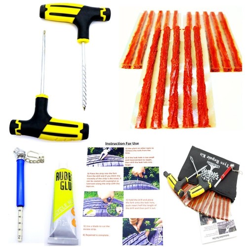 Tyre tire puncture - puncture, repair