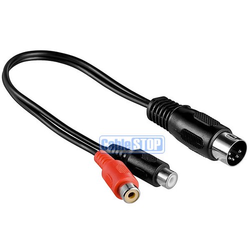 Pin din male plug twin - pin,