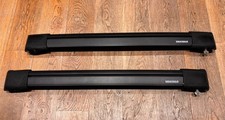 Yakima Aero-X Roof Bars with Rail Clamps & Locks – 85cm