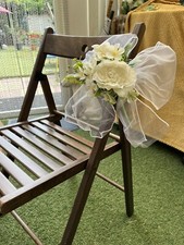 Wedding church pew chair - 2x,