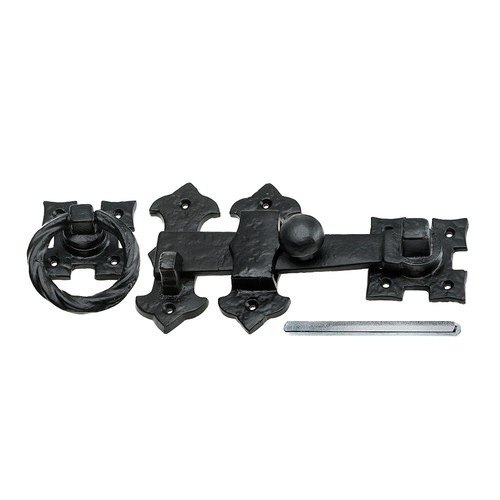 Black antique ring - black, latch