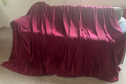 Huge vintage velvet curtains - huge,