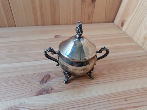 Vintage silver plated lidded - vintage,