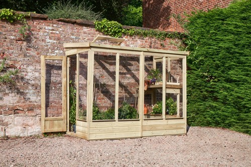 Forest lean green house x - house,