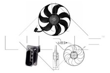 Genuine NRF Radiator Fan for VW Golf V6 4Motion AUE / AQP / BDE 2.8 (5/99-6/06)