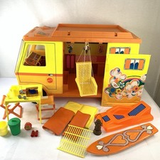 Vintage 1970 Barbie Mattel Country Camper RV Motorhome Camping Yellow USA Made