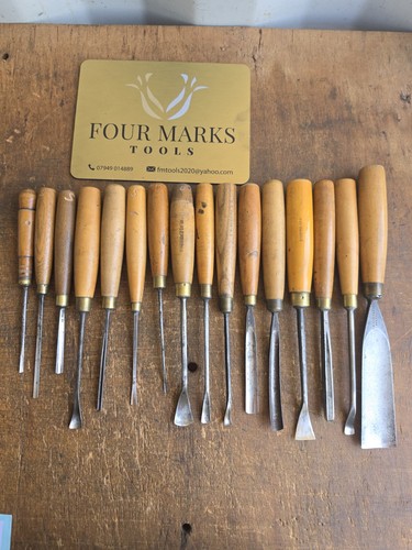 Addis carving chisels - x,