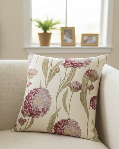 Sanderson ceres pink cushion - ceres,