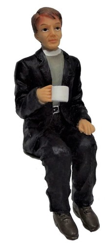 Dolls house clergyman - house, minister