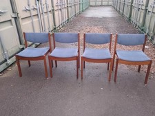 Set Of 4 Teak Mid-Century