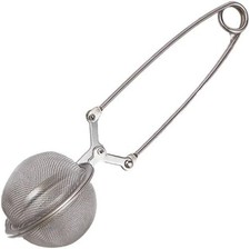 Silver Snap Ball Tea Strainer