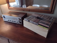 CD Storage ~ Wine Box, Unbranded, Crate. Wooden. French, Genuine.