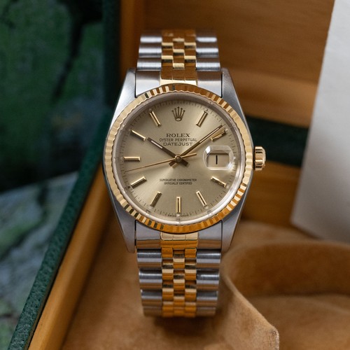Rolex datejust champagne 16233 - champagne,