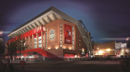 Anfield road football stadium - road,