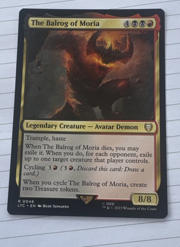 The balrog moria commander - moria,