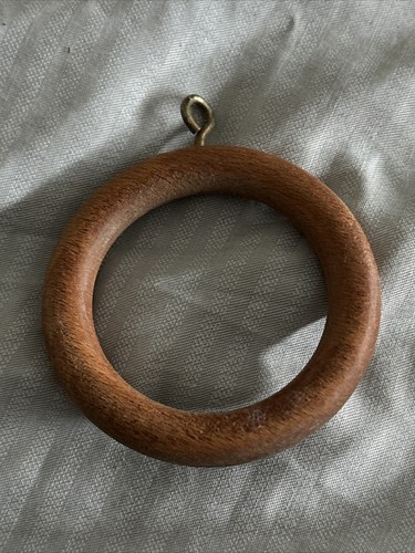Wooden curtain rings 45mm - wooden,