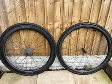 Hunt 36/50 Aero Wide Carbon Wheelset Tubeless Ready. Rim Brake