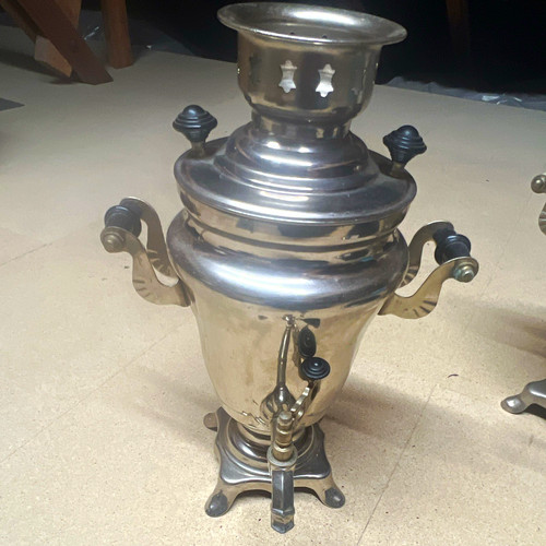 Vintage electric samovar - vintage,