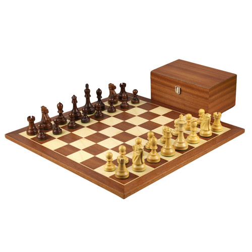 Mahogany chess set - mahogany, 20