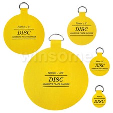 Disc Plate Hangers Wall Hanging Self Adhesive Picture Invisible Hooks in 5 Sizes