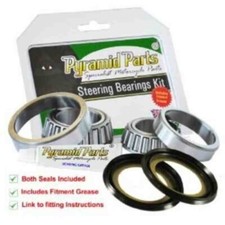 Steering Head Bearing Kit (Bearings + Dust Caps) Yamaha TA125