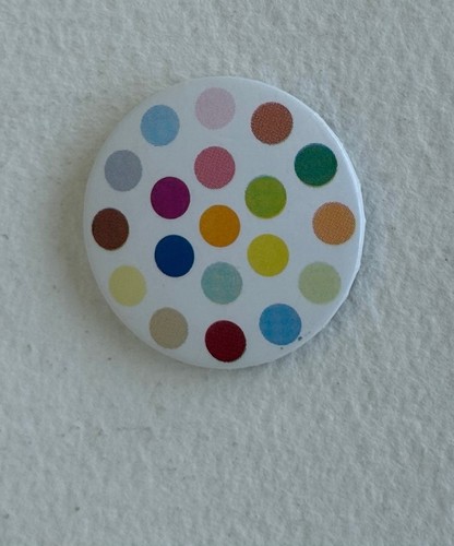 2011 damien hirst - 2011, pin-back
