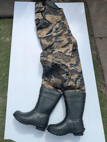 Camo waders - mud, water