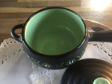 SOUP BOWL LIDDED & HANDLES