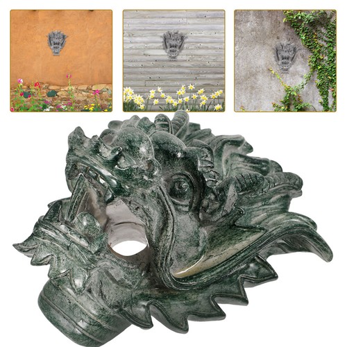 Elegant resin dragon head - elegant,