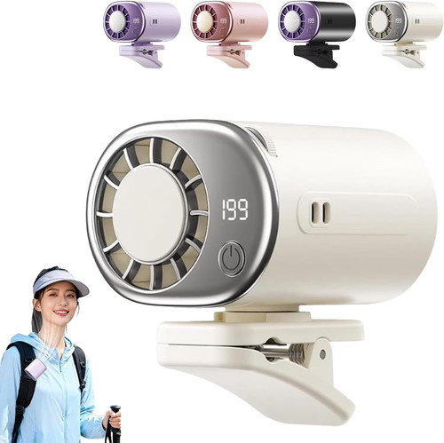 Portable quiet clip - clip, fan