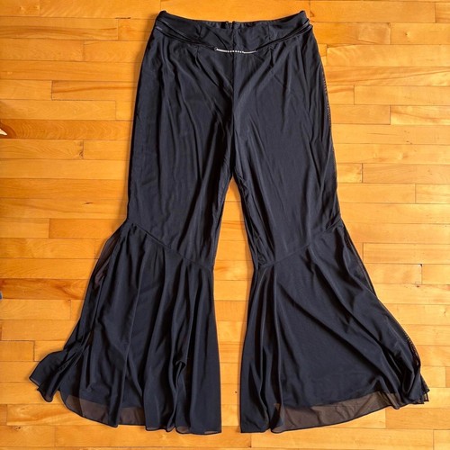 Vtg y2k sheer mesh black - vtg,