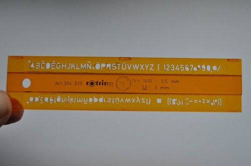 Vintage rotring lettering - rotring,