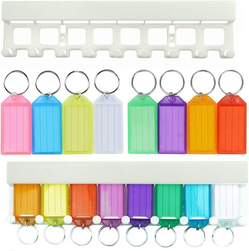 Plastic key tags with - plastic,