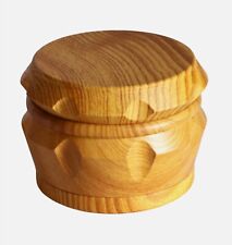 40mm Light Brown Wood 4 Part