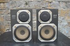 AKAI SW-7II 2 Way Speaker System Bookshelf Fully Working 80W Vintage Japan