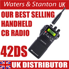 Midland Alan 42DS (EU 2 PIN Version) Handheld CB Radio with Digital Squelch