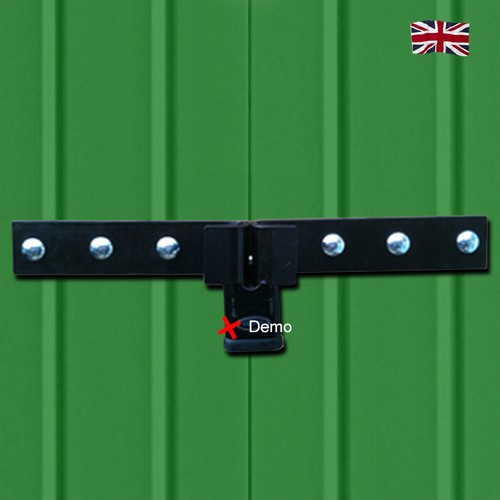 Shed garage door security hasp - door,