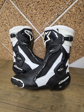 Alpinestars SMX Plus V2 Motorcycle Motorbike  Boots Black/White - EU44
