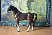 Vintage Beswick Gloss Chestnut Brown Horse Ornament Figurine Gift (L)