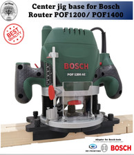 Center jig base Bosch router POF 1200 POF 1400 Groove Jig Milling Slotting