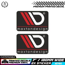 2x MAXTON DESIGN Vinyl Sticker