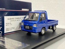 po 1:43 HI STORY HS350BL SUBARU SAMBAR TRUCK TC 2011 JDM BLUE resin model car