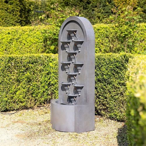 Tiered cascading wall zinc - tiered,