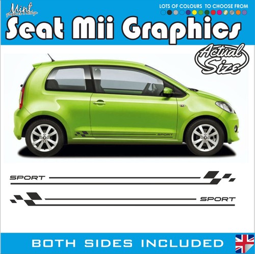 Seat mii side stripes - seat, cupra