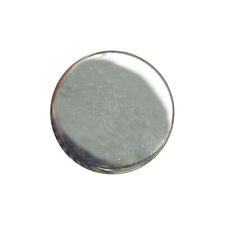 Round Polished Silver Metal Blazer Buttons with Shank 15mm & 20mm Best Quality