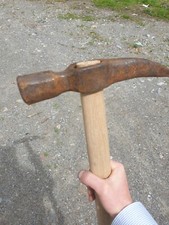 RARE BUTCHERS / SLAUGHTERMAN’S POLEAXE POLE AXE  19th century antique cattle pig