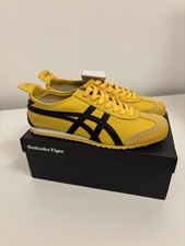 Men’s Onitsuka Tiger Mexico 66 Yellow / Black Shoes UK 9
