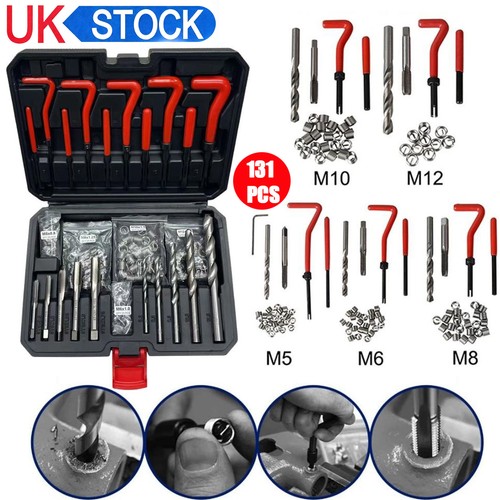 131pcs thread repair kit hss - repair,