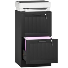 HOMCOM 2 Drawer File Cabinet