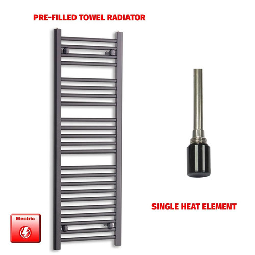 Black electric heated towel - heated,